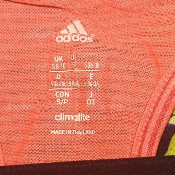 Adidas Sleeveless Tripe Activewear Tank Top Size S - Picture 4 of 4